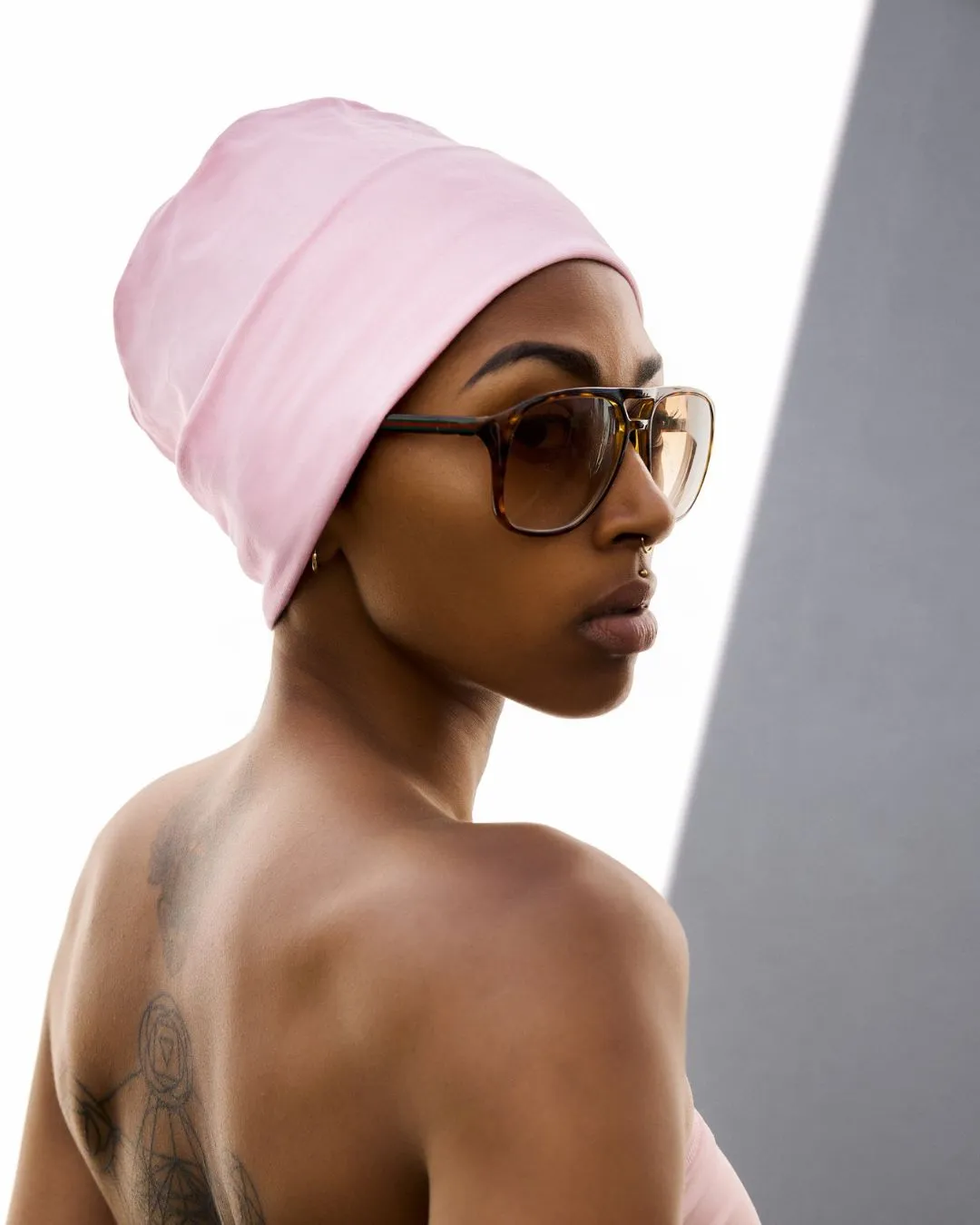 Glückstuch Kopfbedeckung aus ägyptischer Baumwolle bei Chemotherapie